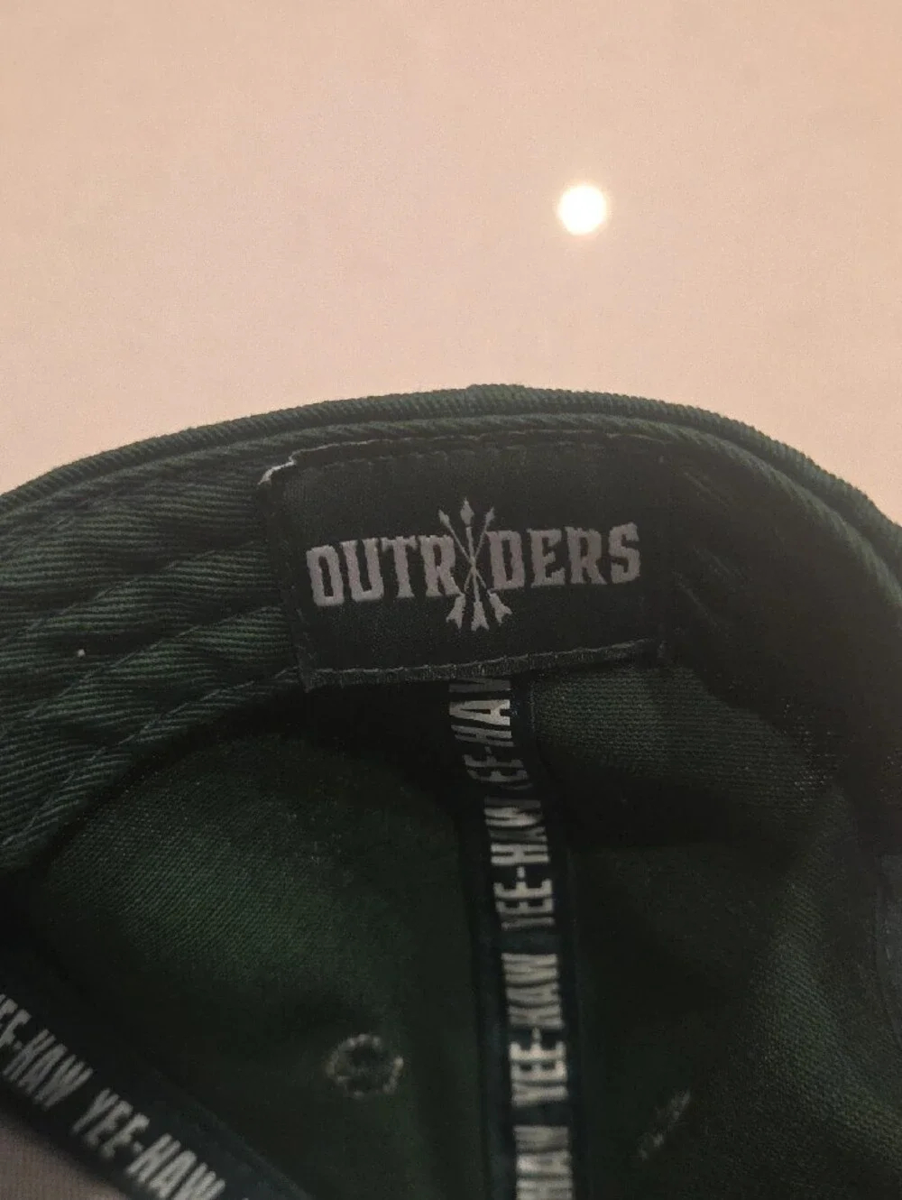 Riders by Lee Forest Green Cap with White Embroidery